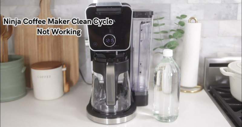 Ninja Coffee Maker Clean Cycle Not Working